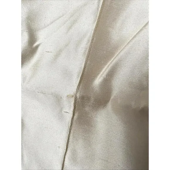 Vintage Roberto US-2 Cavalli Cream Silk Rhinestone Brooch Belt Pants IT-38 Small - Picture 2 of 9